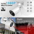 Small Size Wifi IP Outdoor PTZ Camera Bullet With P2P function Cloud service